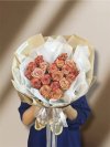 20 Stems Cappuccino Heart Bouquet
